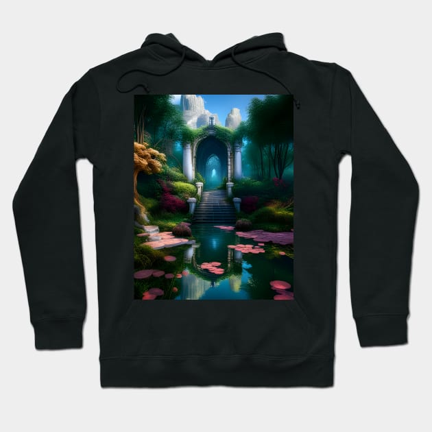 Enchanted Garden of the Wood Master Hoodie by Prosperity Path